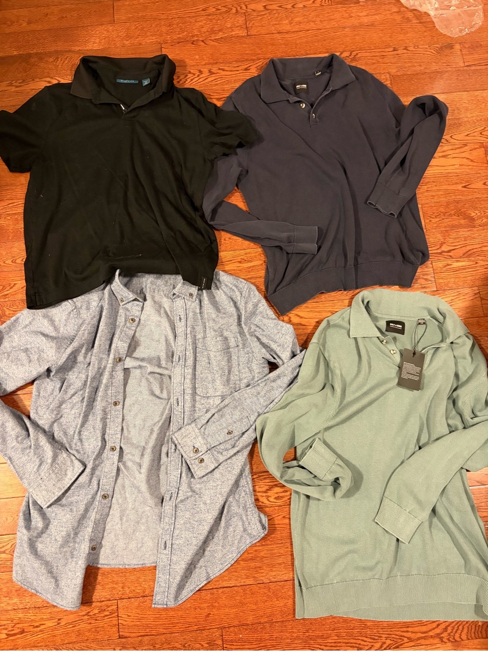 Lot of Four (4) Men’s Shirt - Polos and Collared Shirts